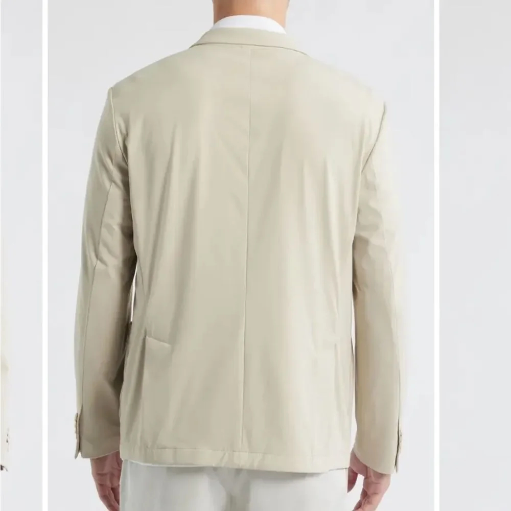 Scott Barber Sono Travel Sport Coat Khaki NWT!